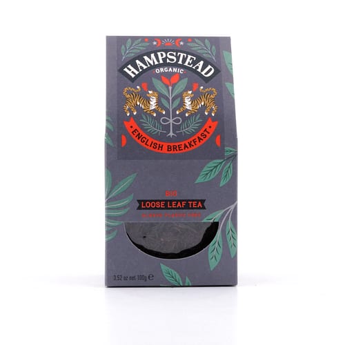 Hampstead Tea BIO Organic English Breakfast loser Tee 100 Gramm Produktbild