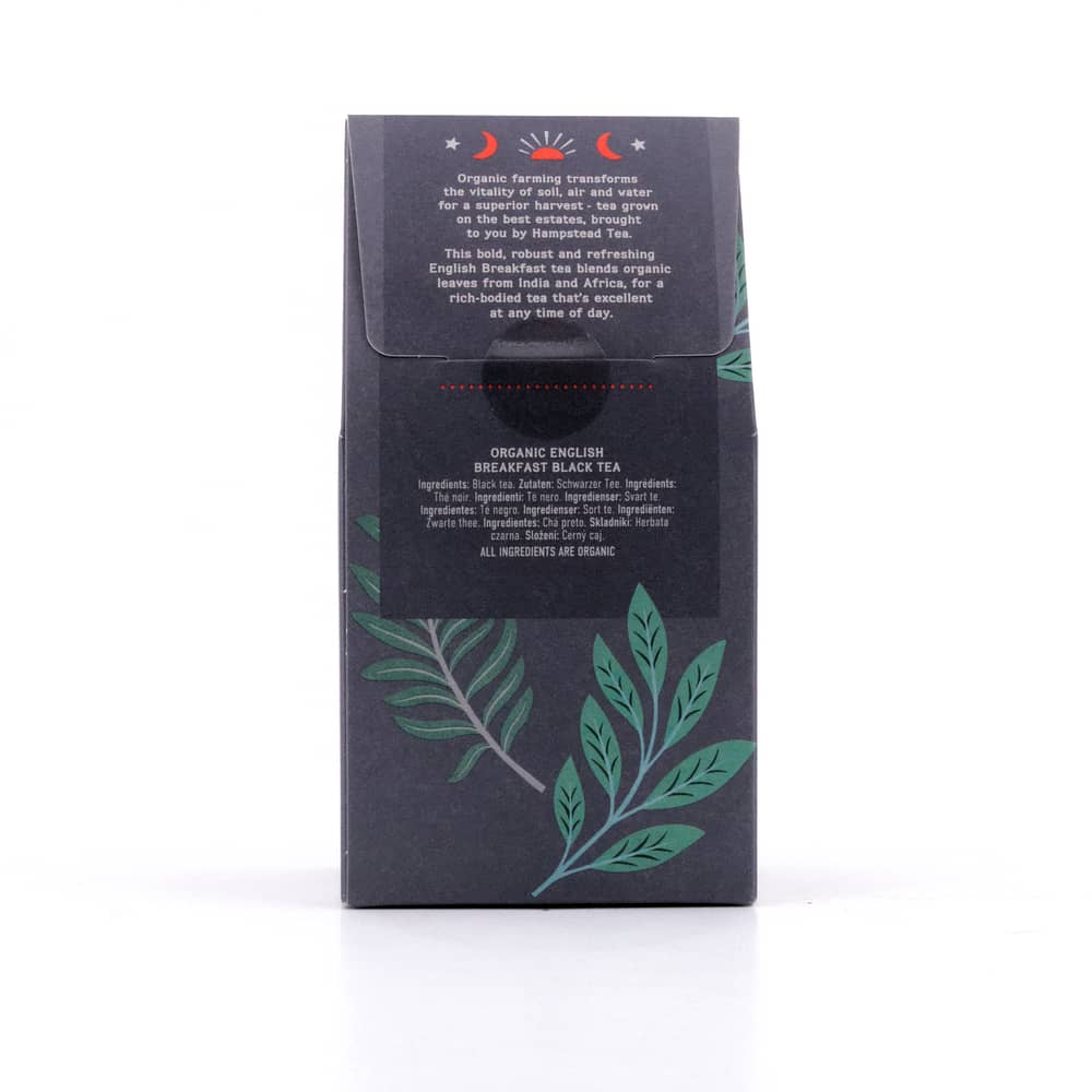 Hampstead Tea BIO Organic English Breakfast loser Tee 100 Gramm Produktbild