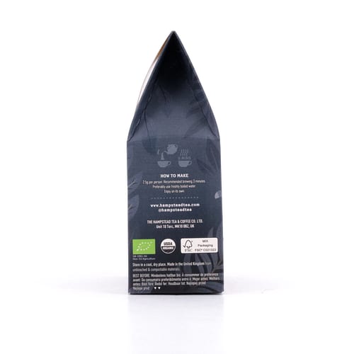 Hampstead Tea BIO Organic First Flush Darjeeling loser Tee im Spitzbeutel 100 Gramm Produktbild