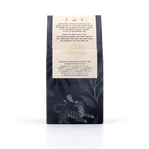 Hampstead Tea BIO Organic First Flush Darjeeling loser Tee im Spitzbeutel 100 Gramm Produktbild