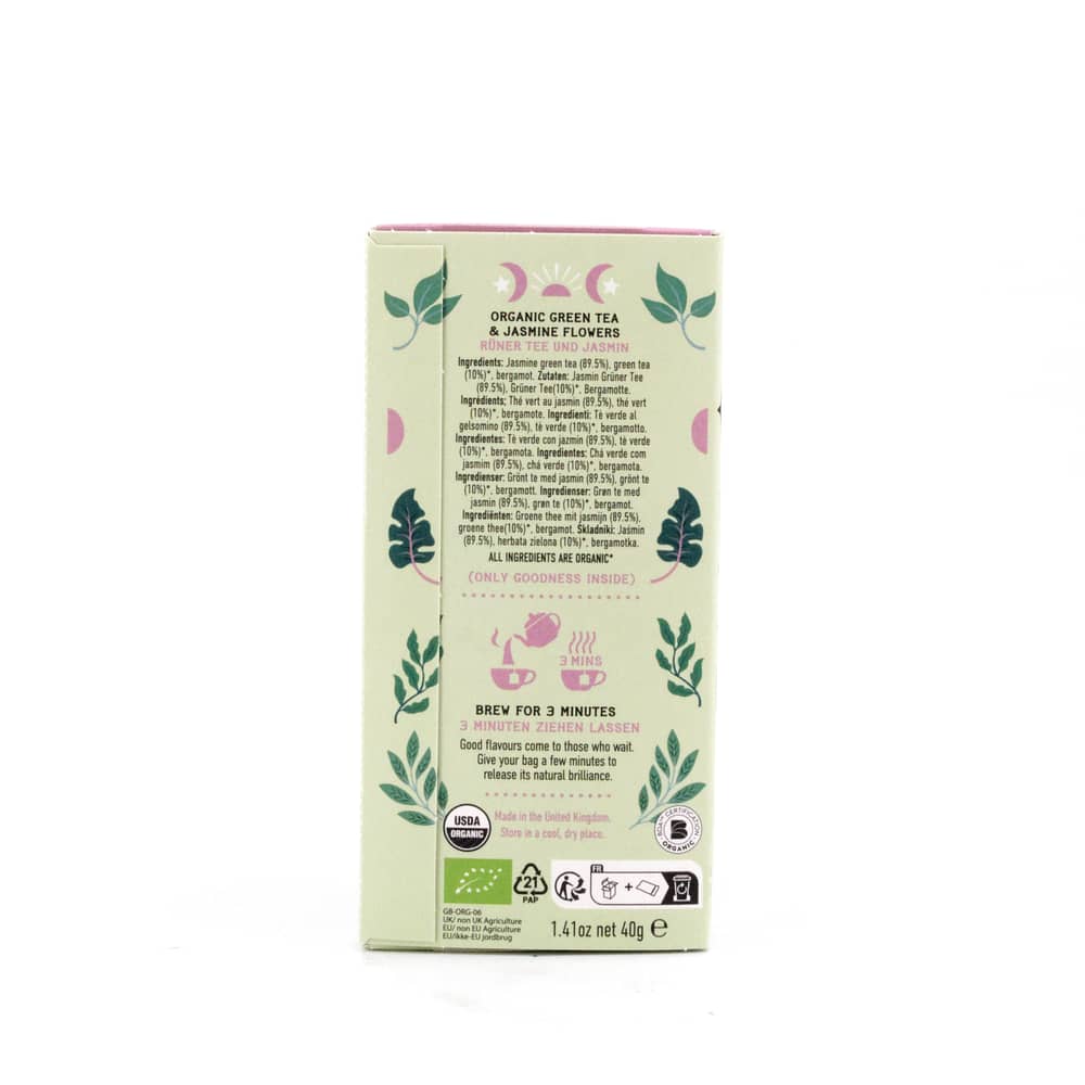 Hampstead Tea BIO Organic Green Tea & Jasmine 20 Teebeutel 40 Gramm Produktbild