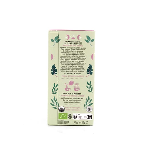 Hampstead Tea BIO Organic Green Tea & Jasmine 20 Teebeutel 40 Gramm Produktbild