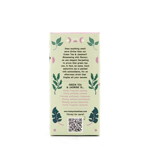 Hampstead Tea BIO Organic Green Tea & Jasmine 20 Teebeutel 40 Gramm Produktbild