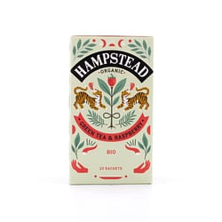 Hampstead Tea BIO Organic Green Tea & Raspberry 20 Teebeutel Produktbild