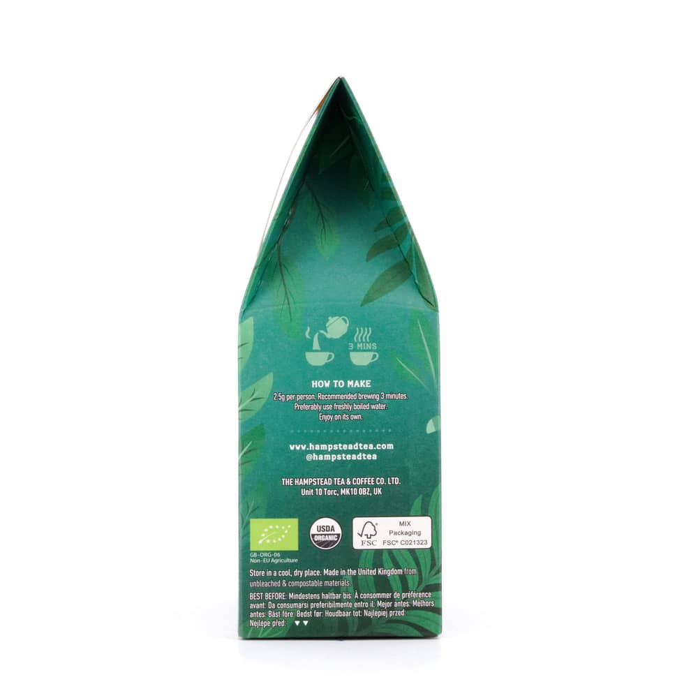 Hampstead Tea BIO Organic Oolong loser Tee im Spitzbeutel 50 Gramm Produktbild