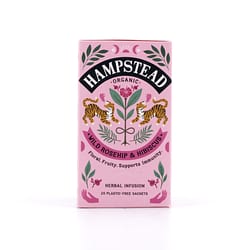 Hampstead Tea BIO Organic Rosehip Hibiscus 20 Teebeutel Produktbild