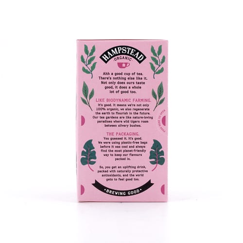 Hampstead Tea BIO Organic Rosehip Hibiscus 20 Teebeutel 30 Gramm Produktbild