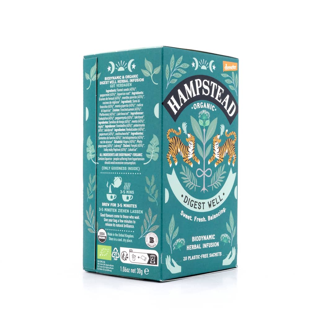 Hampstead Tea Digest Well „Gute Verdauung“ – Kräutertee 30 Gramm Produktbild