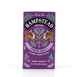 Hampstead Tea Focus Well 20 plastikfreie Teebeutel Produktbild