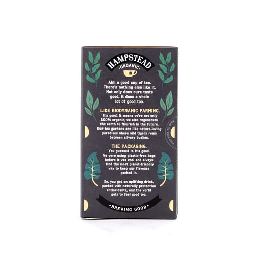 Hampstead Tea Madagascan Vanilla BIO-Schwarztee French Vanilla 20 Teebeutel 30 Gramm Produktbild