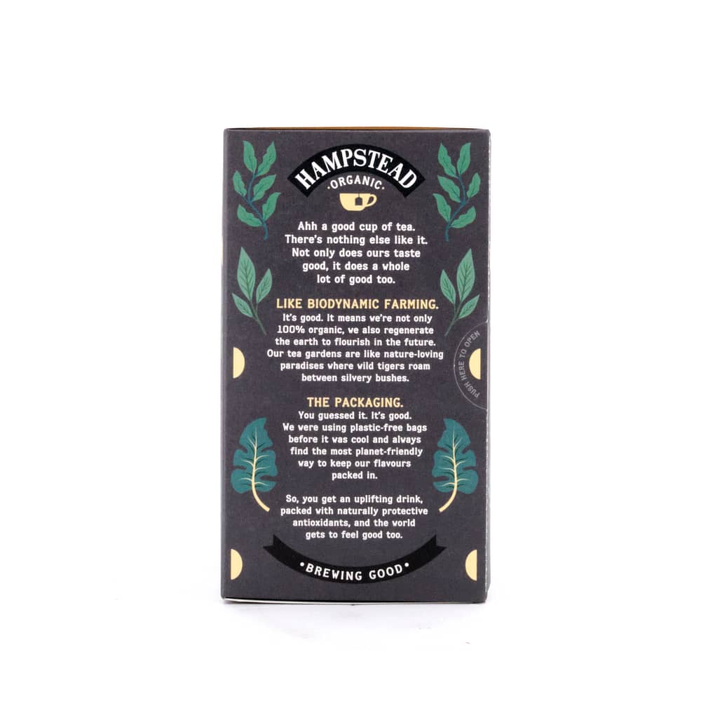 Hampstead Tea Madagascan Vanilla BIO-Schwarztee French Vanilla 20 Teebeutel 30 Gramm Produktbild