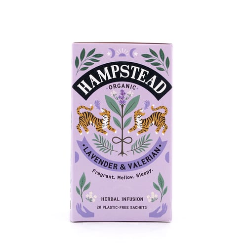 Hampstead Tea Meditate your Spirit Lavender & Valerian 20 Teeebeutel 20 Gramm Produktbild