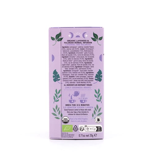Hampstead Tea Meditate your Spirit Lavender & Valerian 20 Teeebeutel 20 Gramm Produktbild