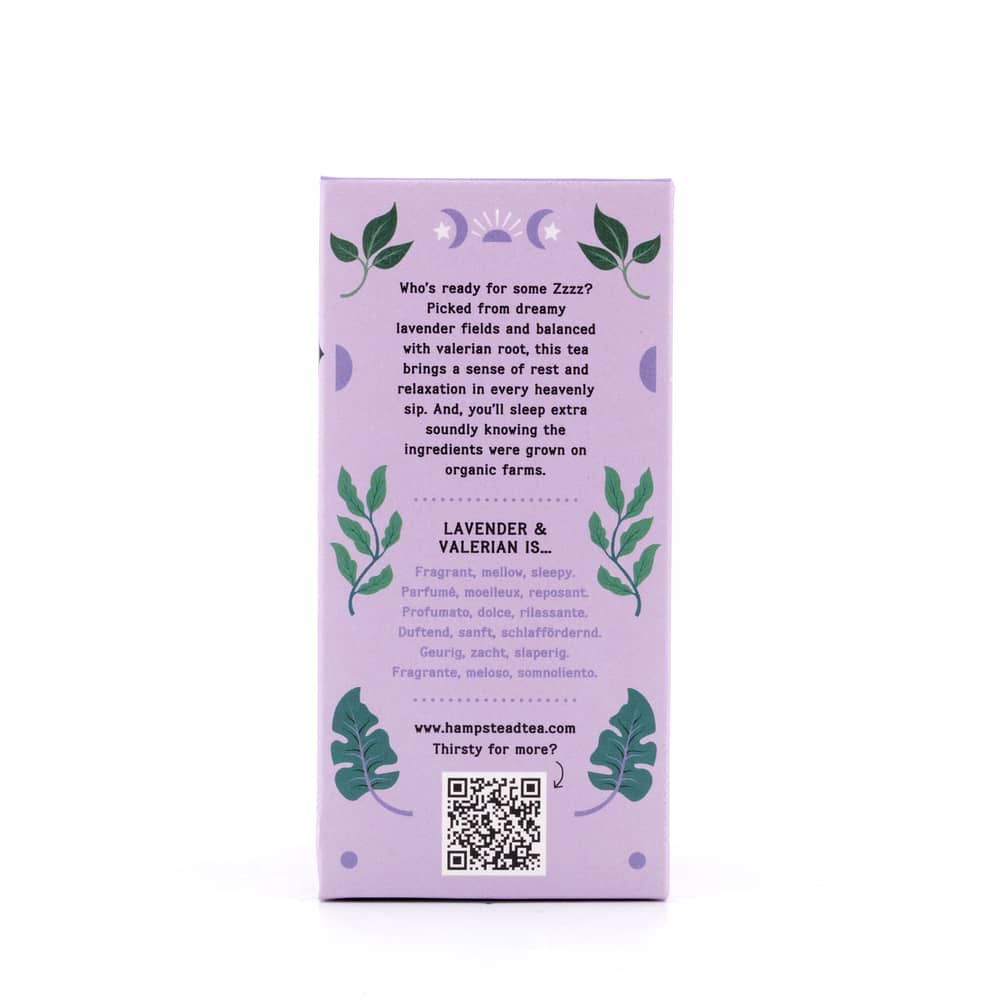 Hampstead Tea Meditate your Spirit Lavender & Valerian 20 Teeebeutel 20 Gramm Produktbild