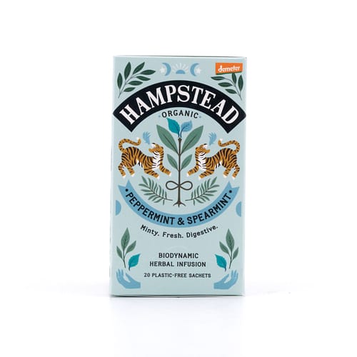 Hampstead Tea Peppermint & Spearmint 20 Teebeutel 30 Gramm Produktbild