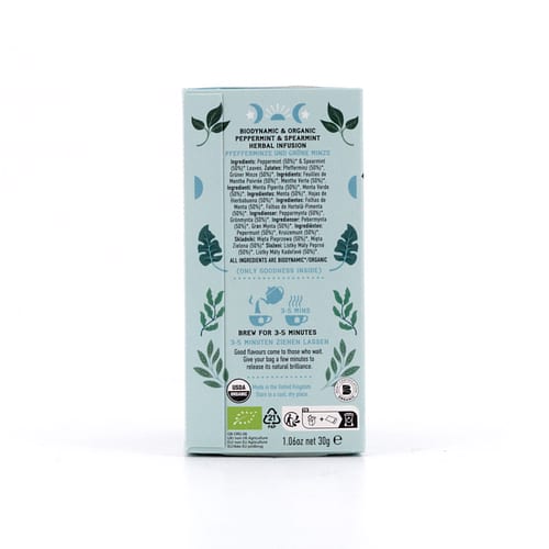 Hampstead Tea Peppermint & Spearmint 20 Teebeutel 30 Gramm Produktbild