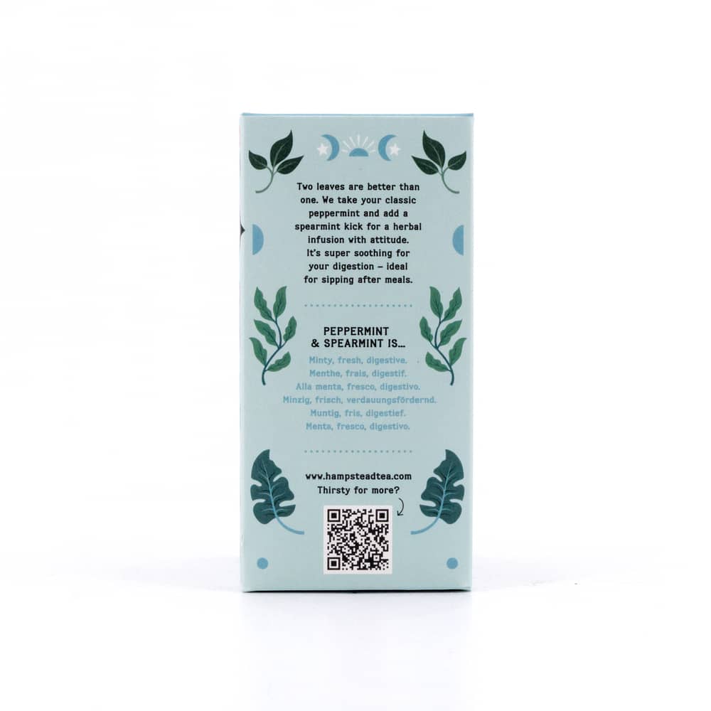 Hampstead Tea Peppermint & Spearmint 20 Teebeutel 30 Gramm Produktbild