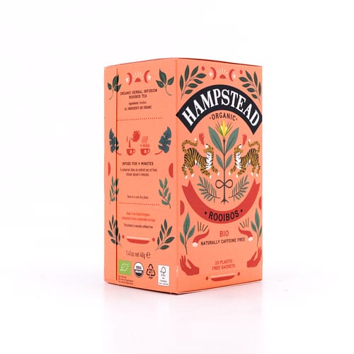 Hampstead Tea Rooibos BIO 20 Teebeutel 40 Gramm Produktbild