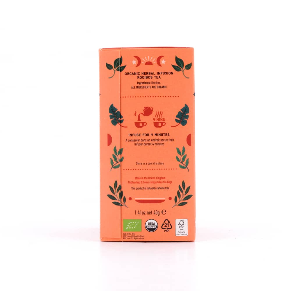 Hampstead Tea Rooibos BIO 20 Teebeutel 40 Gramm Produktbild