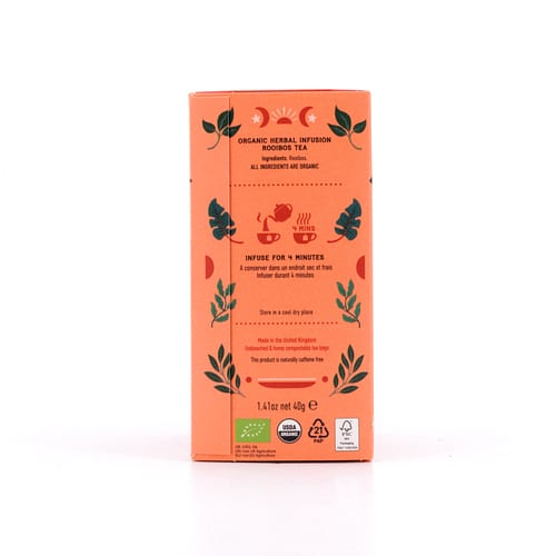 Hampstead Tea Rooibos BIO 20 Teebeutel 40 Gramm Produktbild