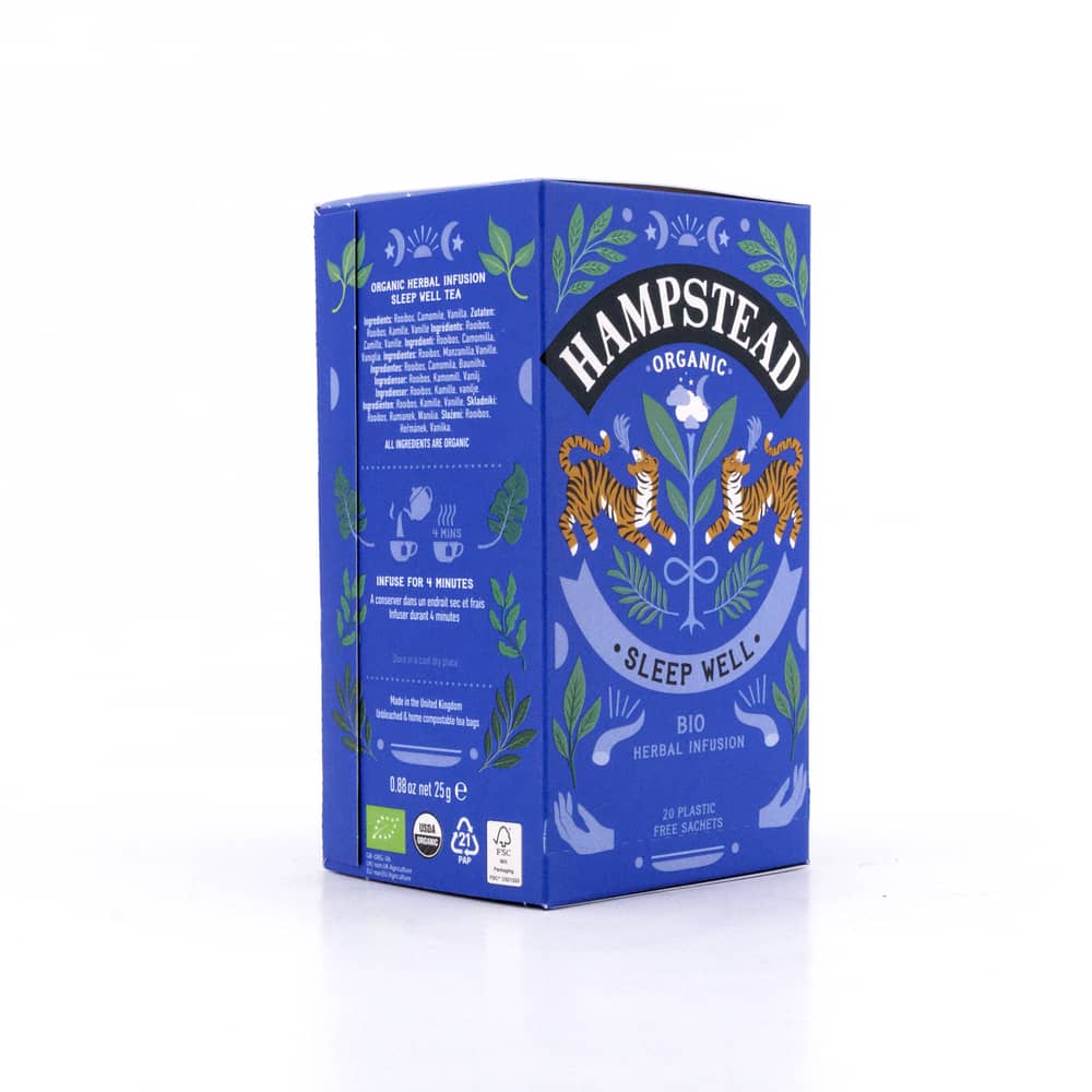 Hampstead Tea Sleep Well BIO 20 Teebeutel 25 Gramm Produktbild
