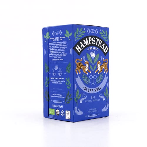 Hampstead Tea Sleep Well BIO 20 Teebeutel 25 Gramm Produktbild
