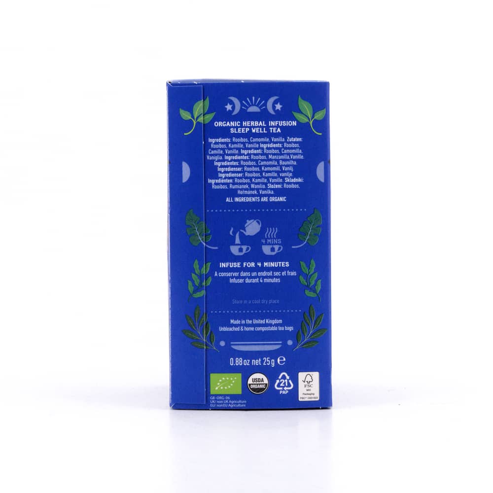 Hampstead Tea Sleep Well BIO 20 Teebeutel 25 Gramm Produktbild