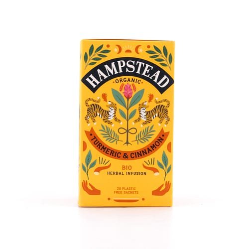 Hampstead Tea Turmeric & Cinnamon BIO 20 Teebeutel 30 Gramm Produktbild