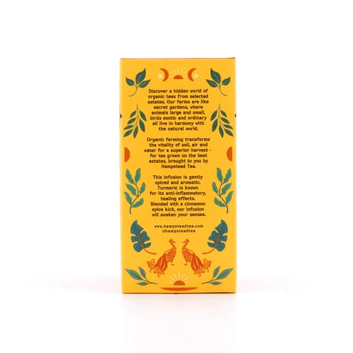 Hampstead Tea Turmeric & Cinnamon BIO 20 Teebeutel 30 Gramm Produktbild