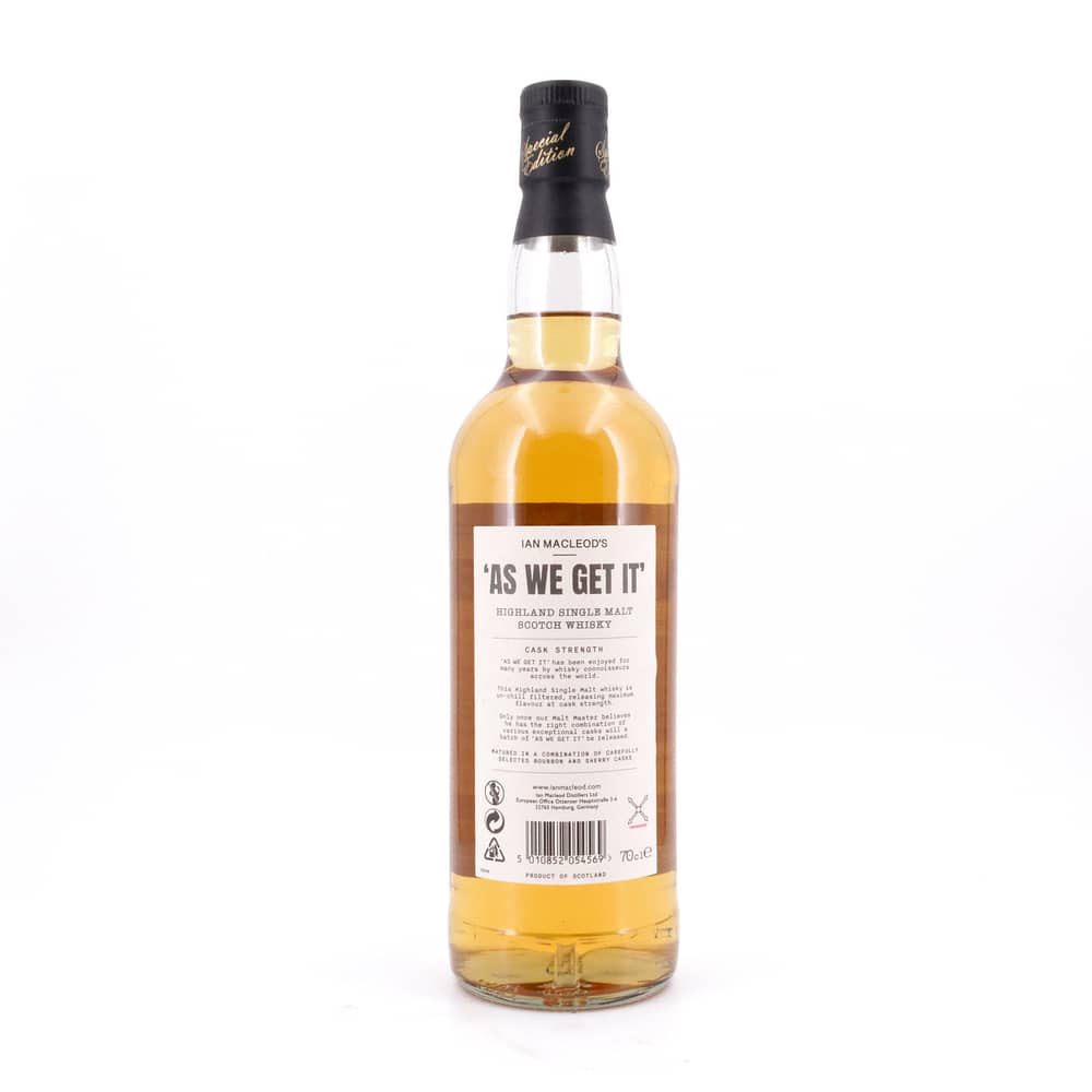 Ian Macleod as we get it Highland Single Malt Cask strength Batch 2 0,70 Liter/ 59.7% vol Produktbild
