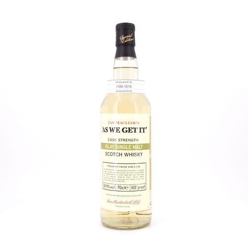 Ian Macleod as we get it Islay Single Malt Cask strength Cask strength 0,70 Liter/ 60.4% vol Produktbild
