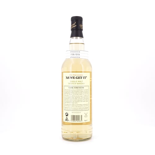 Ian Macleod as we get it Islay Single Malt Cask strength Cask strength 0,70 Liter/ 60.4% vol Produktbild