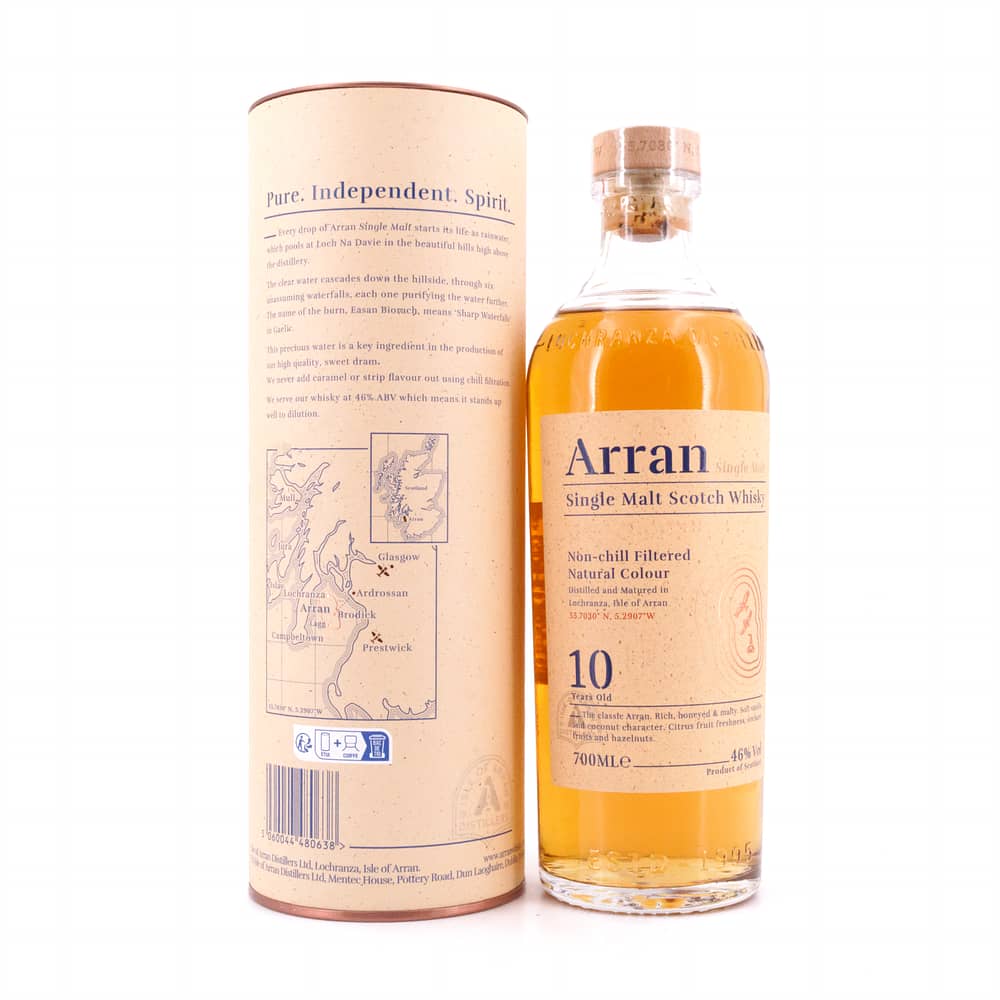 Isle of Arran 10 Jahre 0,70 Liter/ 46.0% vol Produktbild