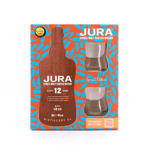 Isle of Jura 12 Jahre Geschenkset inkl. 2 Gläser 0,70 Liter/ 40.0% vol Produktbild