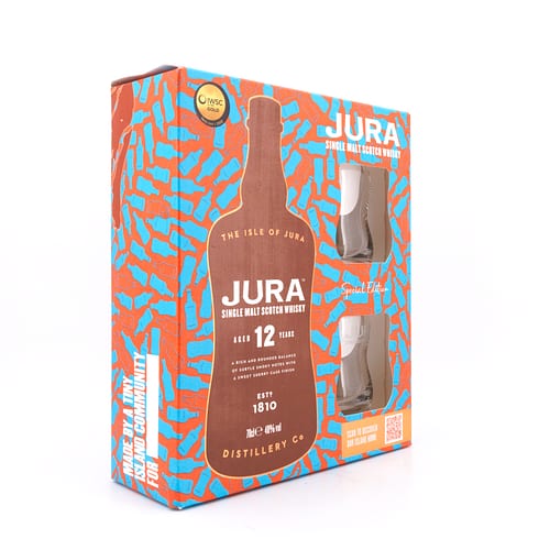 Isle of Jura 12 Jahre Geschenkset inkl. 2 Gläser 0,70 Liter/ 40.0% vol Produktbild