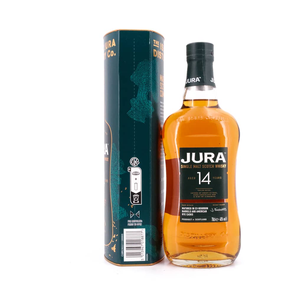 Isle of Jura 14 Jahre American Rye Cask Finish 0,70 Liter/ 40.0% vol Produktbild