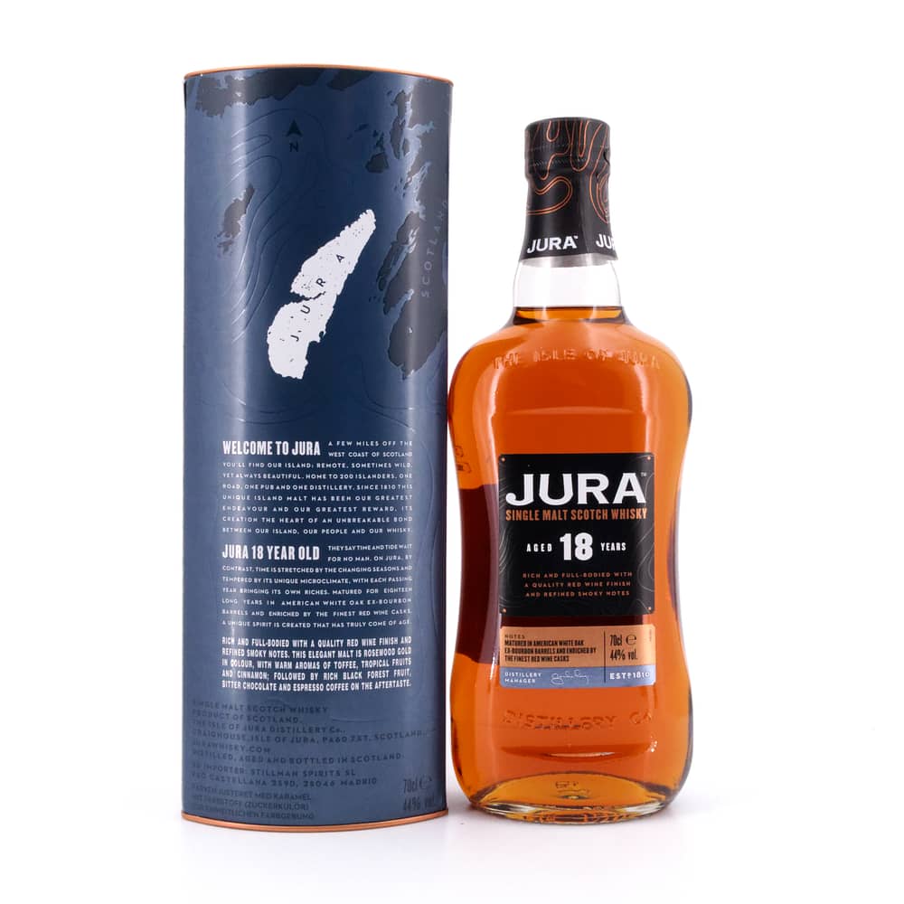 Isle of Jura 18 Jahre 0,70 Liter/ 44.0% vol Produktbild