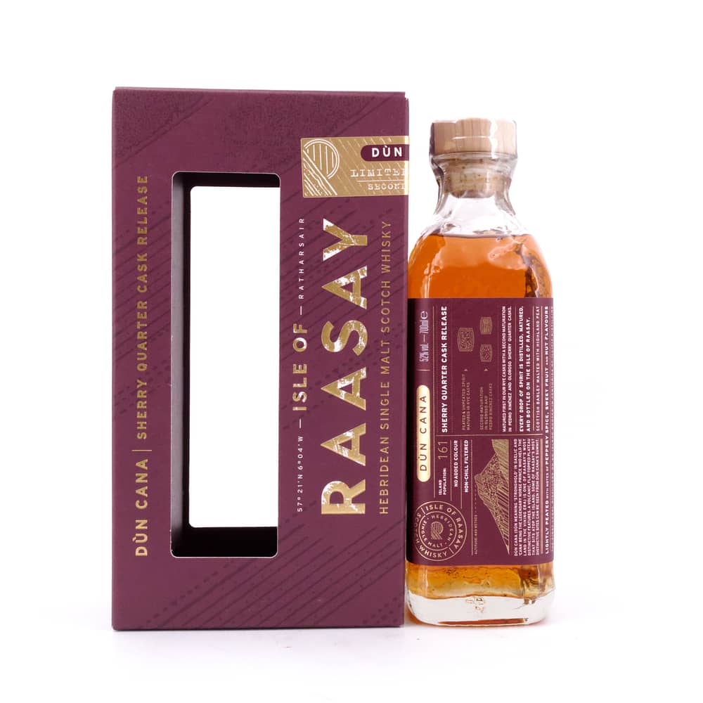 Isle of Raasay Dun Cana Sherry Quarter Cask 0,70 Liter/ 52.0% vol Produktbild