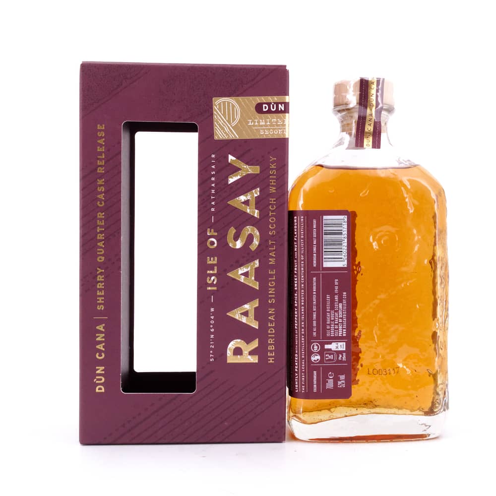 Isle of Raasay Dun Cana Sherry Quarter Cask 0,70 Liter/ 52.0% vol Produktbild