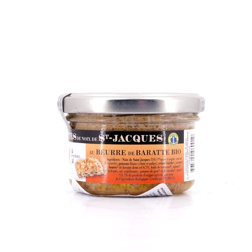 Jacques Gonidec Jakobsmuschelrillettes mit BIO-Fassbutter 90 Gramm Produktbild