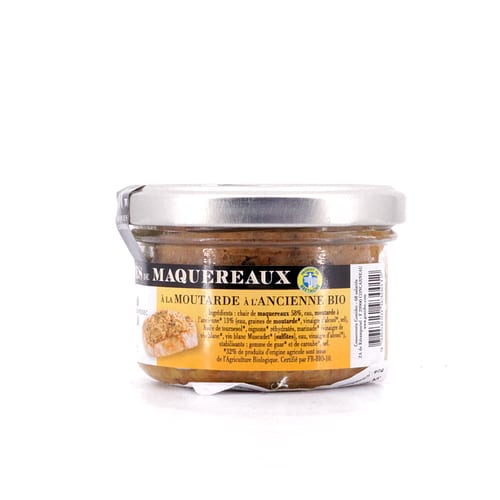 Jacques Gonidec Makrelenrillettes mit BIO-Senf 90 Gramm Produktbild