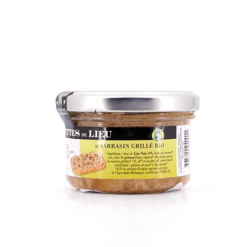 Jacques Gonidec Seelachsrillettes mit BIO-Buchweizen 90 Gramm Produktbild