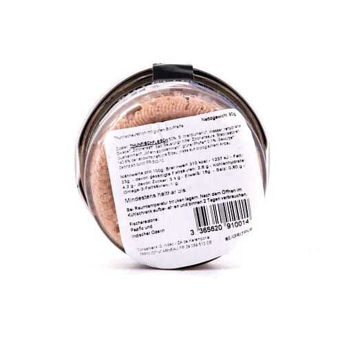 Jacques Gonidec Thunfischrillettes mit grünem BIO-Pfeffer 90 Gramm Produktbild