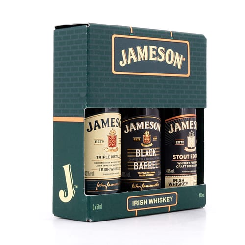 Jameson Tri-Pack Jameson Irish, Black Barrel & Stout Edition je 0,05l 0,150 Liter/ 40.0% vol Produktbild