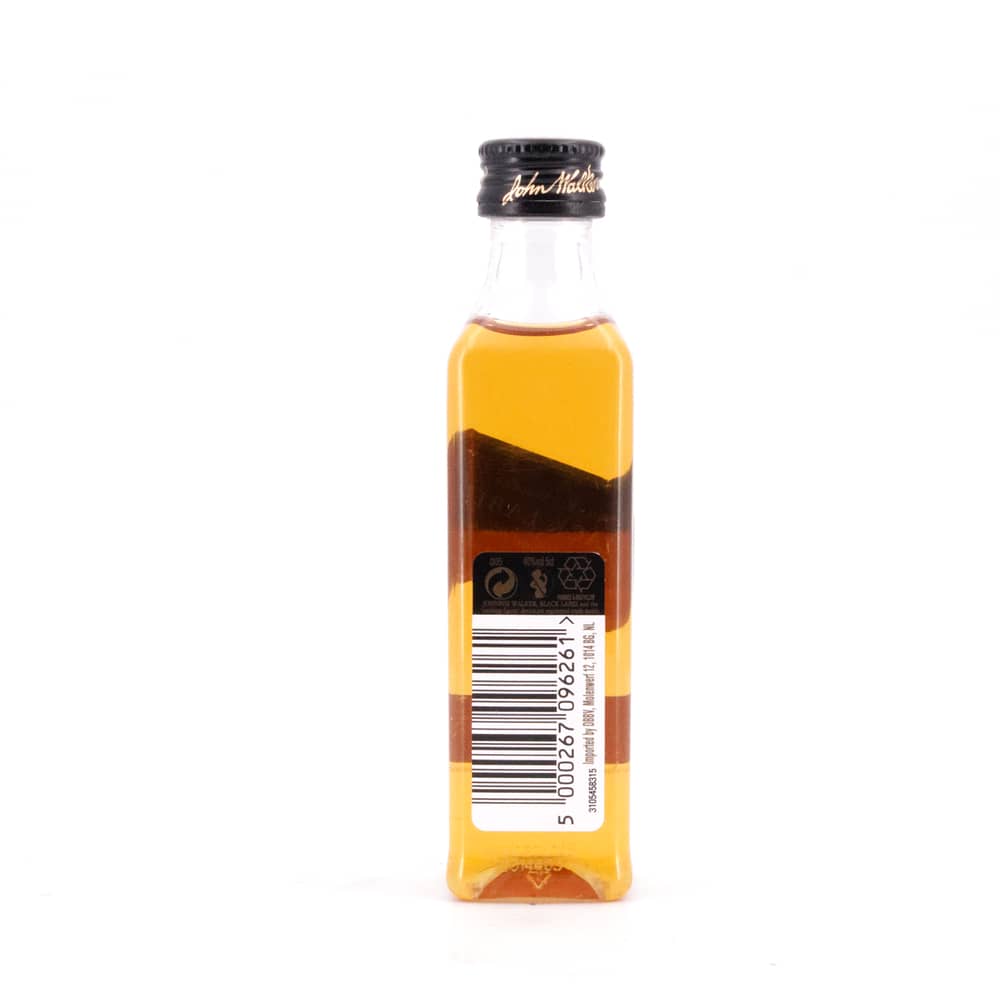 Johnnie Walker 12 Jahre Black Label Miniatur Black Label PET-Flasche 0,050 Liter/ 40.0% vol Produktbild