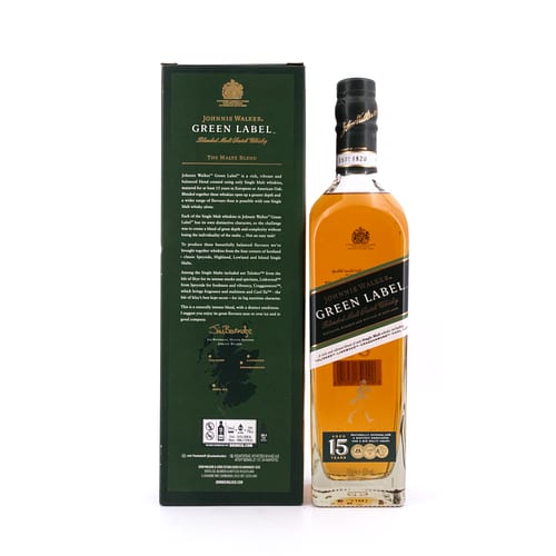 Johnnie Walker 15 Jahre Green Label 0,70 Liter/ 43.0% vol Produktbild