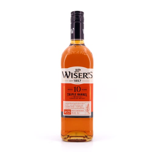 J.P.Wiser's 10 Jahre Tripple Barrel Canadian Whisky 0,70 Liter/ 40.0% vol Produktbild