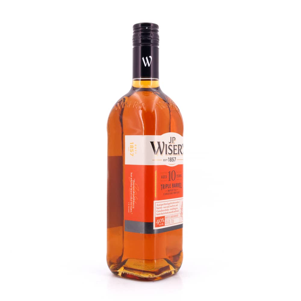J.P.Wiser's 10 Jahre Tripple Barrel Canadian Whisky 0,70 Liter/ 40.0% vol Produktbild
