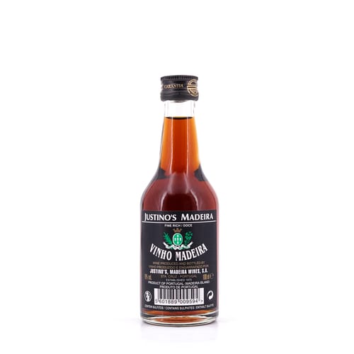 Justino`s Madeira Fine Rich Kleinflasche 0,10 Liter/ 19.0% vol Produktbild