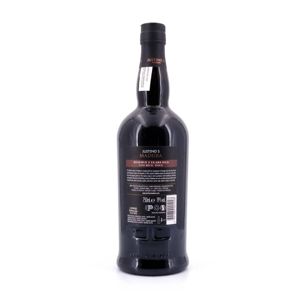 Justino`s Reserve Fine Rich 5 Jahre 0,750 Liter/ 19.0% vol Produktbild